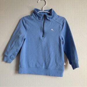 Tommy Bahama Kids Blue Quarter-Zip Sweater